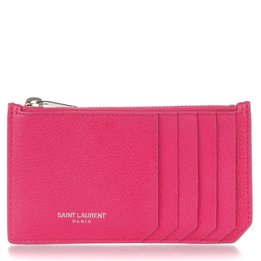 SAINT LAURENT🦩ZIP CARD CASE